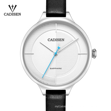 CADISEN 2019 New Minimalist Nordic Style Thin Belt Ladies Fashion Watch Ultra Thin Waterproof Quartz Watches